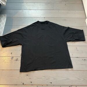 Essentials Black Men's Long Sleeve Shirt L